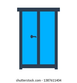  Cupboards icon,wardrobe icon.furniture design concept