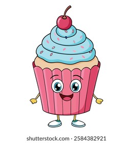 cupcake Adobe Illustrator  vector Artwork