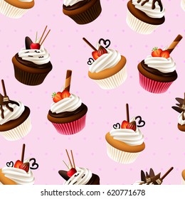 Cupcake background