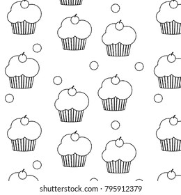 Cupcake background design