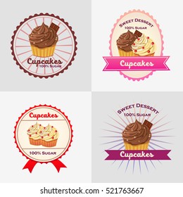 cupcake badges