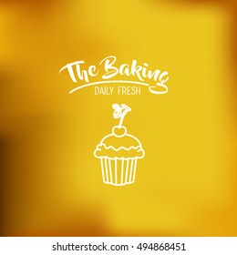 Cupcake of bakery food design