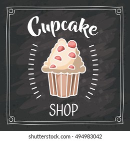 Cupcake of bakery food design