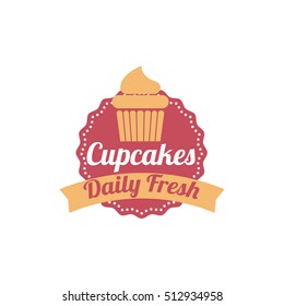 Cupcake bakery logo for your culinary business