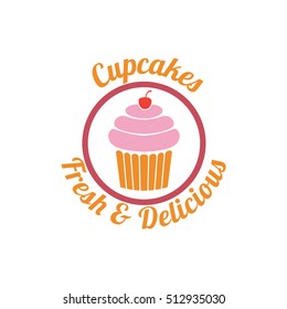 Cupcake Bakery Logo Your Culinary Business Stock Vector (Royalty Free ...