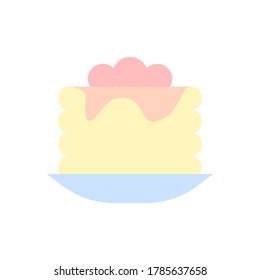Cupcake, berry icon. Simple color vector elements of public catering icons for ui and ux, website or mobile application