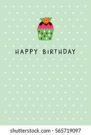 cupcake birthday card