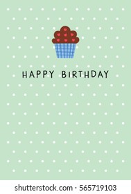 cupcake birthday card