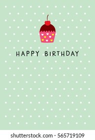 cupcake birthday card