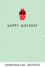 cupcake birthday card