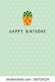 cupcake birthday card