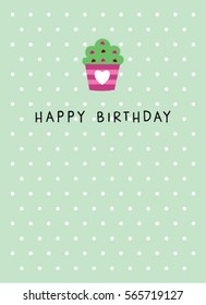 cupcake birthday card