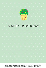 cupcake birthday card