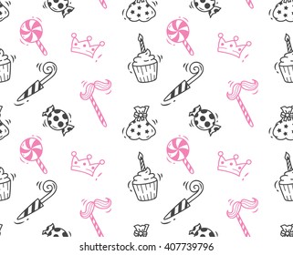 cupcake and candy background