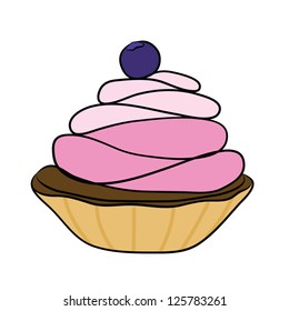 cupcake cartoon