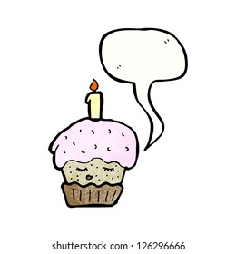 cupcake cartoon character