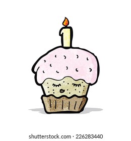 Cupcake Cartoon-Charakter