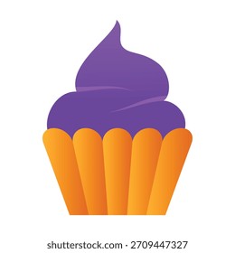 Cupcake Cartoon flaches Design-Element