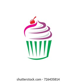 Cupcake Cherry Logo