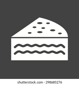 Cupcake, chocolate, fudge icon vector image. Can also be used for sweets and confectionery. Suitable for use on web apps, mobile apps and print media.