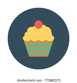  cupcake circle flat