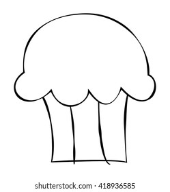 Cupcake Coloring Page