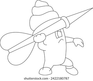 Cupcake Darts Dart Vector Graphic Art Illustration