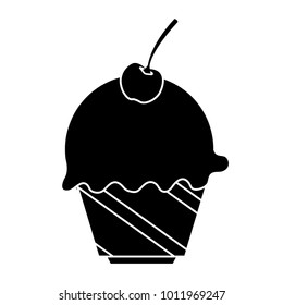 Cupcake delicious dessert