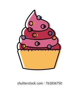 Cupcake delicious dessert