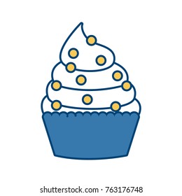 Cupcake delicious dessert