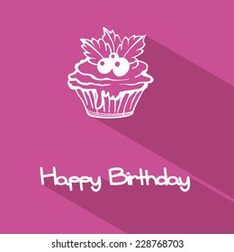 cupcake design menu background