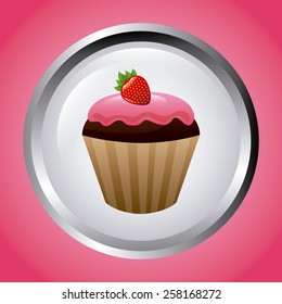 cupcake design, vector illustration eps10 graphic 