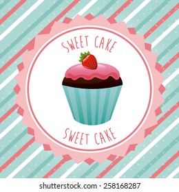 cupcake design, vector illustration eps10 graphic 