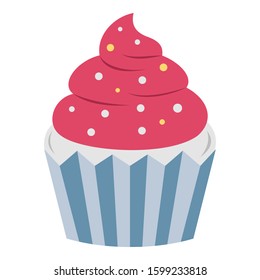 
cupcake, dessert Color Vector icon which can be easily modified or edit
