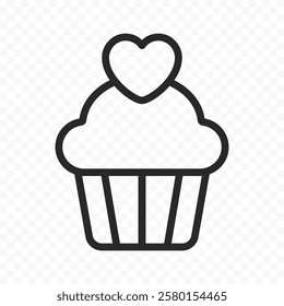 Cupcake, dessert. Fresh baked goods concept.