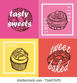 cupcake and donut