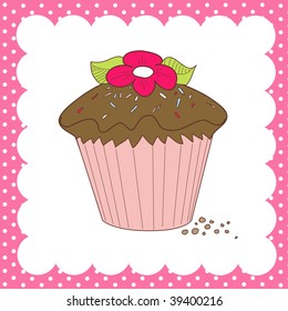 cupcake doodle