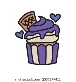Cupcake Doodle Illustration - 07