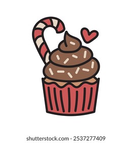 Cupcake Doodle Ilustración - 10