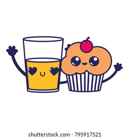Cupcake and drink design
