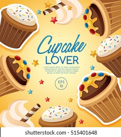 Cupcake Elements : Vector Illustration 