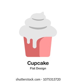 cupcake flat icon