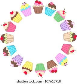 cupcake frame