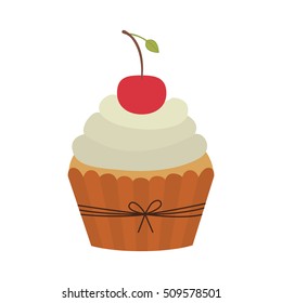 cupcake of fruits design