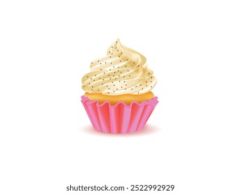 Cupcake with Fruits Illustration
Cupcake with Fruits Illustration – Isolated on White Background – 3D Vector Dessert Design for Bakery, Sweets, and Celebration