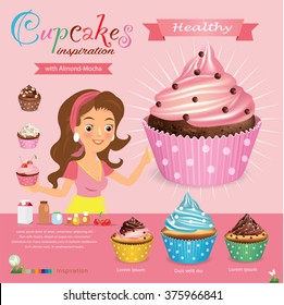 Cupcake Girl.vector