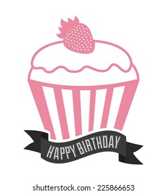 cupcake graphic design , vector illustration