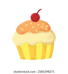 Cupcake hand drawn doodle vector illustration design