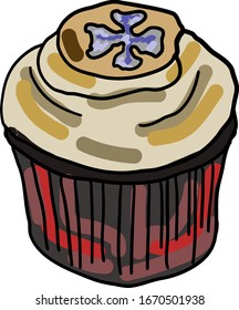 Dibujo a mano, ilustración, vector sobre fondo blanco.