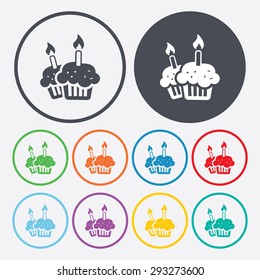 Cupcake icon.